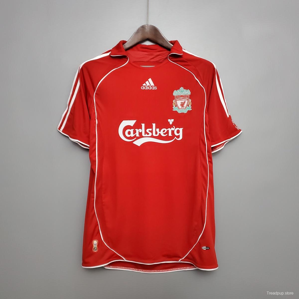 Retro Liverpool 06/07 home Soccer Jersey