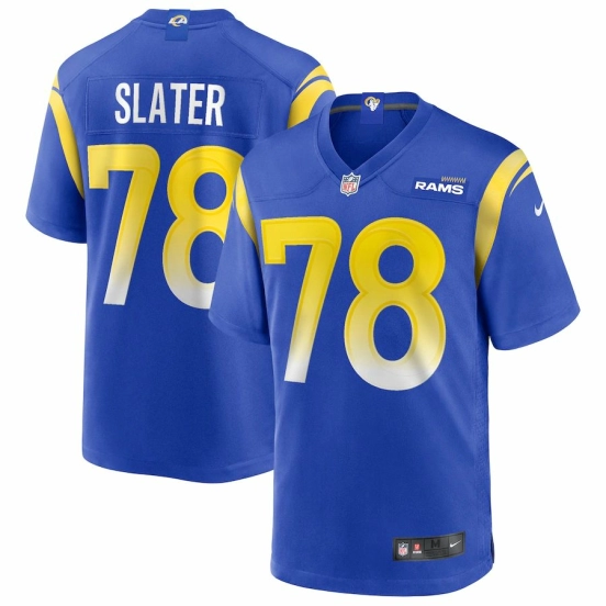 Men's Jackie Slater Royal Retired Player Limited Team Jersey