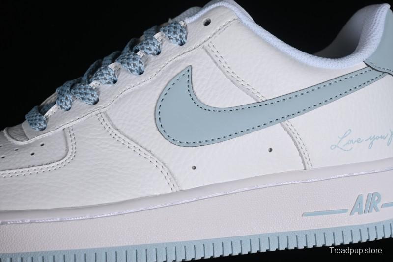 Nike Nocta x Nike Air Force 1 '07 Low "Certified Lover Boy" Ice Blue Classic Low-Top Casual Sneakers - LO1718-061