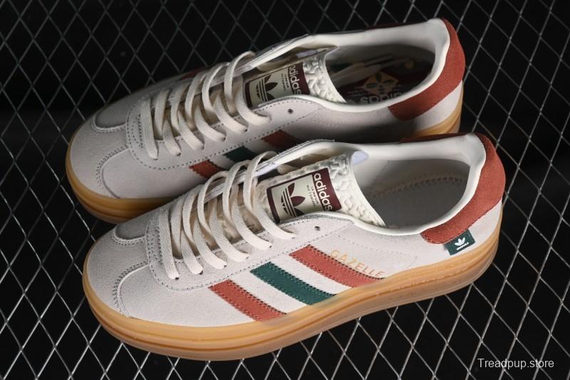 Adidas Originals Gazelle Bold IG3685 Low-Top Sneakers with Thick Sole for Casual Wear Anti-Slip and Durable