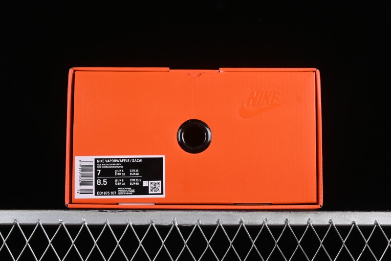 Nike Sacai VaporWaffle 3.0 Deconstructed Sneakers with Overlapping Swoosh and Dual Tongue - DD1875-107