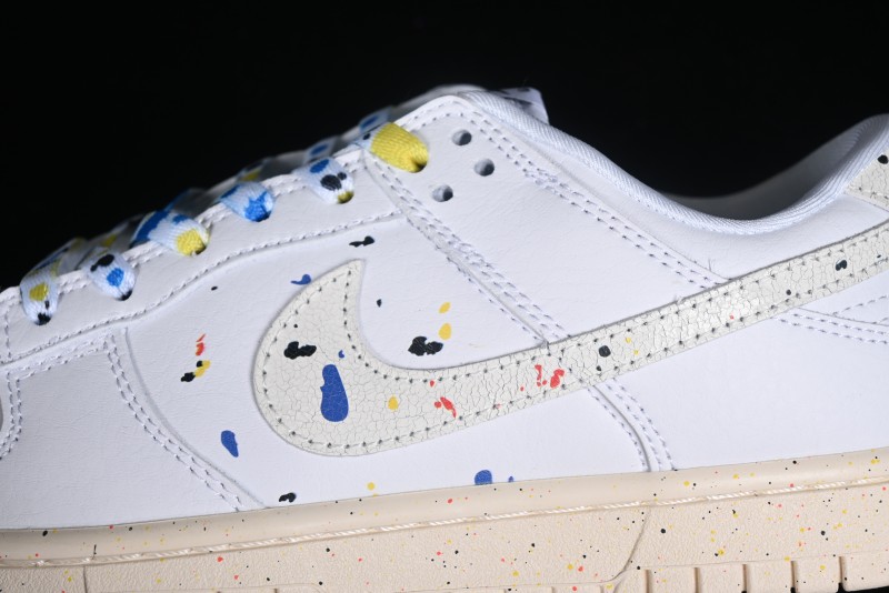 Nike SB Dunk Low Color Ink Splash Anniversary Custom Low-Top Casual Skate Shoes - FC2025-305