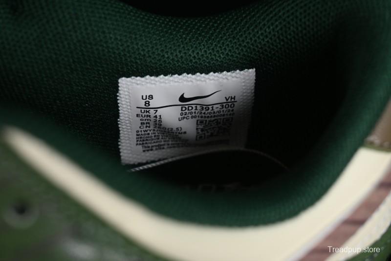 Nike Dunk Low Panda Prank Street Racing Lightyear Distressed SB Strap Low-Top Casual Sneakers - DD1391-300