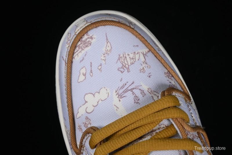 Nike SB Dunk Low Premium "Pastoral Print" Skateboarding Shoes - FN5880-001