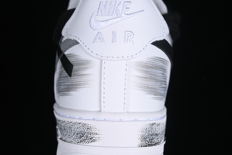Nike Air Force 1 '07 Low Custom Anime Theme Spray Paint Swoosh Casual Sneakers - ZH0316-011