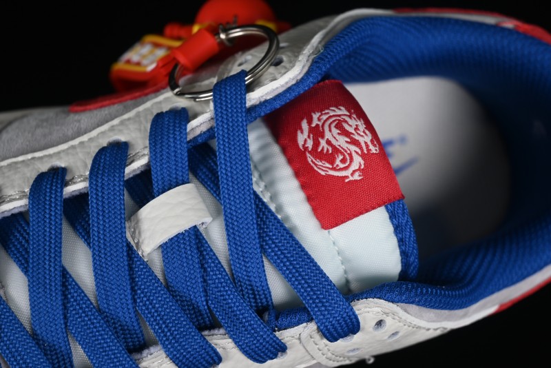 Nike SB Dunk Low Chinese New Year Limited Edition - Red Fortune Sky High Anniversary Premium Custom Low-Top Casual Sneakers - CR8033-504