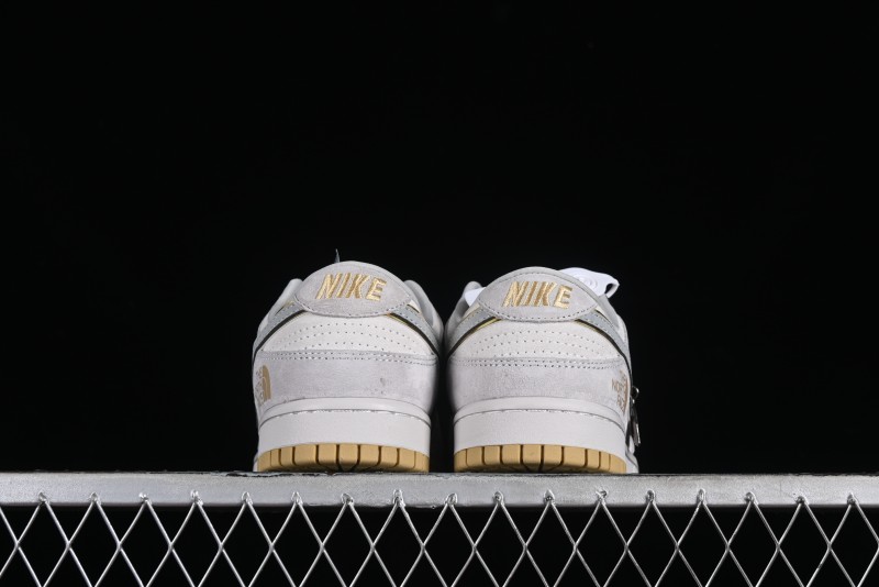 Nike Dunk Low The North Face CDG Collaboration - Gold SB Low Top Skate Shoes - DQ1098-337
