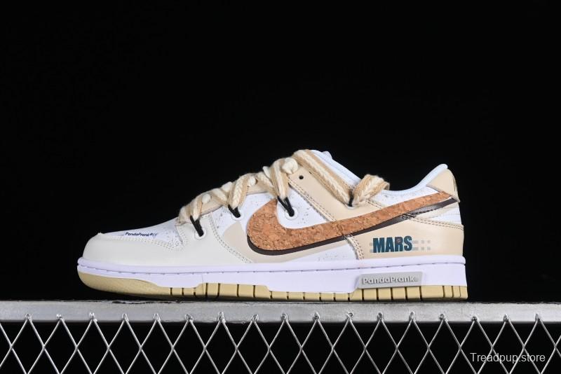 Nike Dunk Low Panda Prank Universe Exploration - Star Exploration Mocha SB Strap Low-top Casual Skate Shoes - DV0833-100
