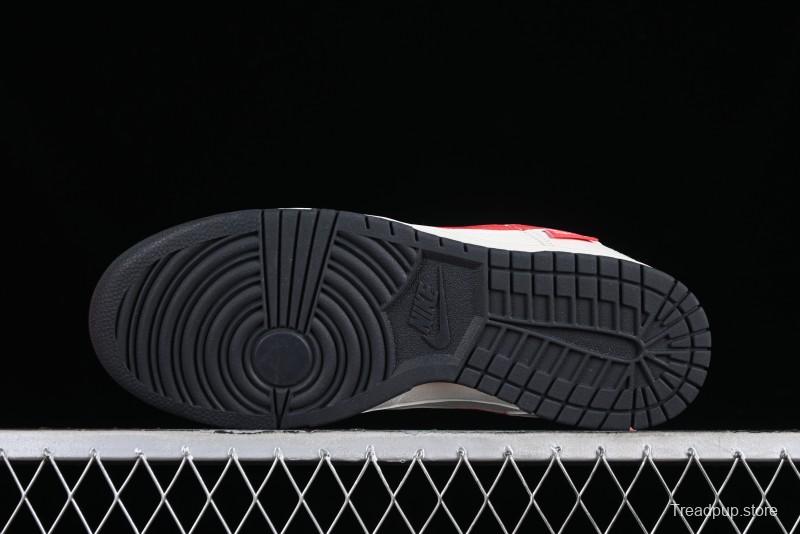 Supreme x Nike SB Dunk Low Casual Skate Shoes with Zoom Air Cushion - DQ1098-333