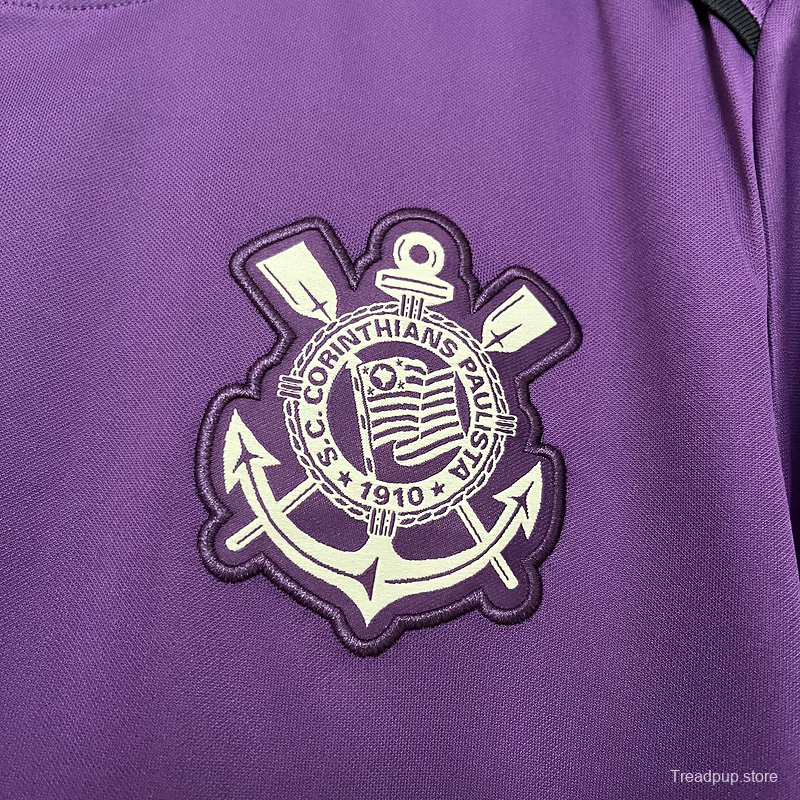 25/26 Corinthians Training Jersey Purple Jersey S-XXXXL