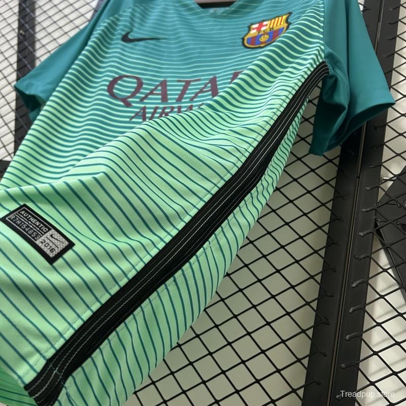 16/17 Retro Barcelona Third Jersey