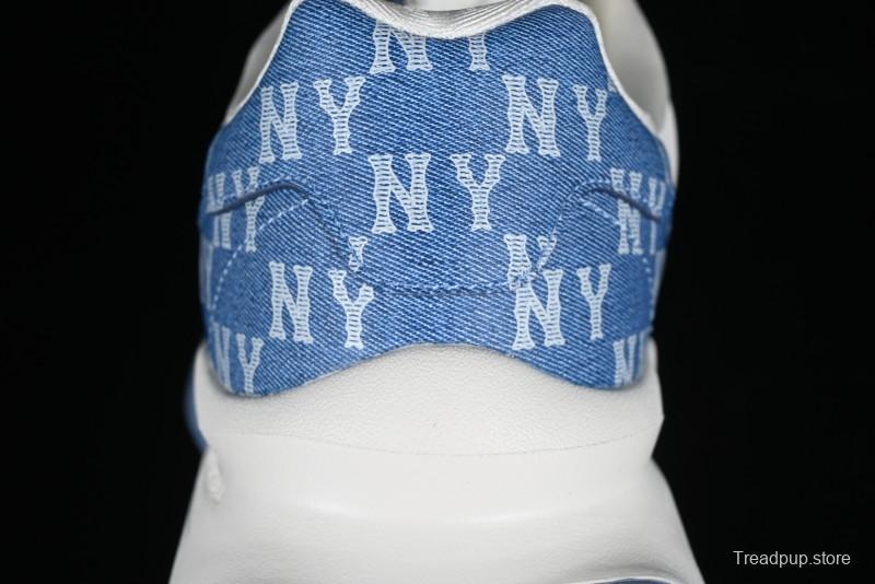 New York Yankees MLB Chunky Runner Denim Monogram Lightweight Casual Sneakers - 3ARNCRD4N50BLS