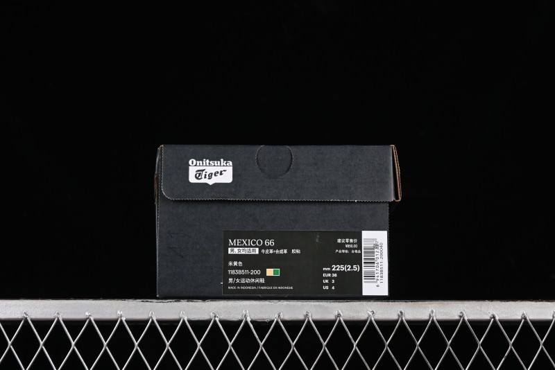 Onitsuka Tiger Mexico 66 Low-Top Leather Sneakers for Casual Running - 1183B511-200