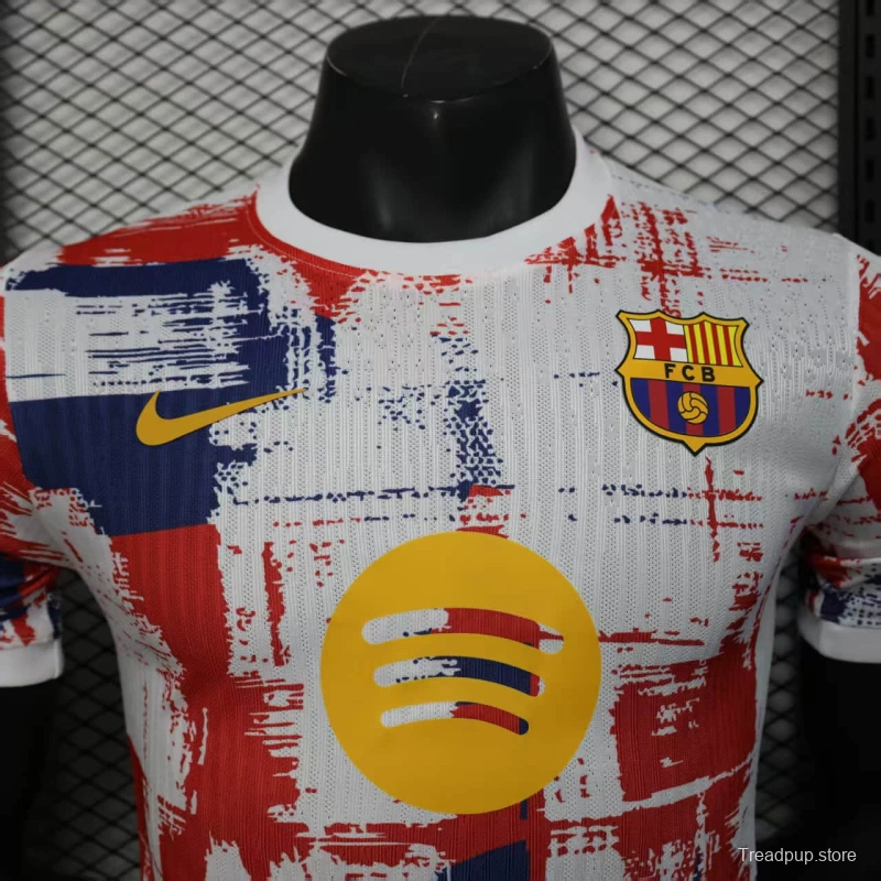 25/26 Player Version Barcelona Artistic Graffiti Limited Edition Jersey