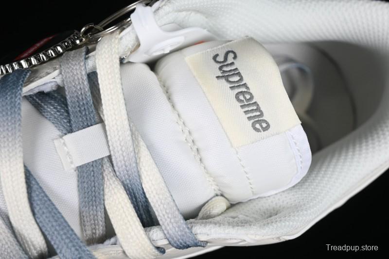 Nike SB Dunk Low Supreme Collaboration - Double Swoosh Anniversary Customized Low-Top Casual Sneakers - BB8675-105