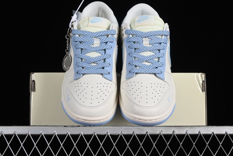 Nike Supreme x SB Dunk Low Stone Island Collaboration - Azure Starry Sky Anniversary High-End Custom Low-Top Casual Sneakers - BB9866-001