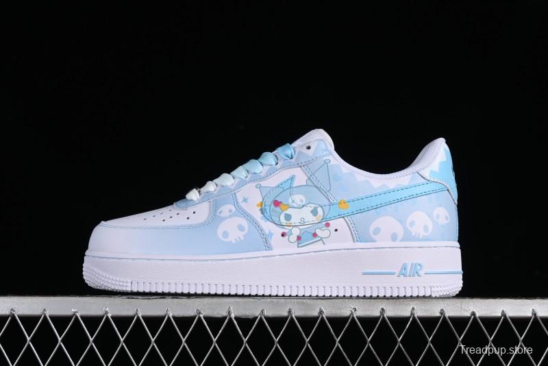 Nike Air Force 1 Low Witch Collaboration Custom Leather Sneakers with Full-Length Air Cushion - CW2288-111