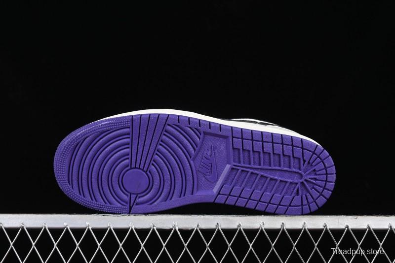 Nike Air Jordan 1 Low "Purple" Casual Sneakers - HF5759-101