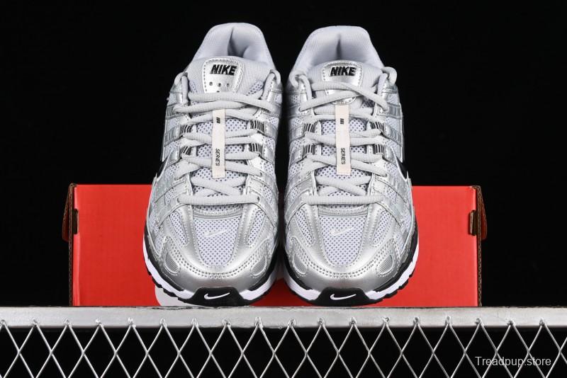 Nike P-6000 Retro Casual Sneakers Dad Shoes with Layered Design - FD9876-101