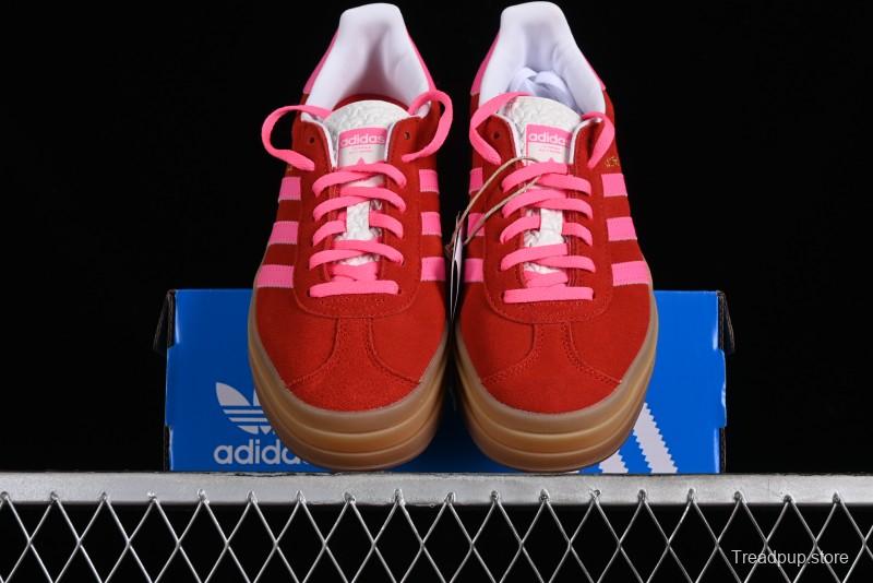 Adidas Originals Gazelle Bold IH7496 Low-Top Sneakers with Thick Sole for Slip Resistance and Durability