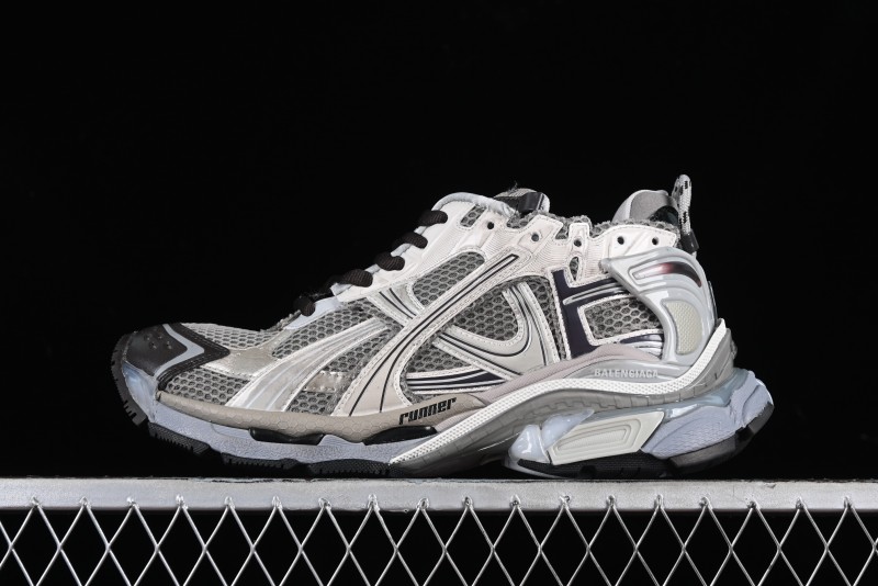 Balenciaga Runner Kith Four Color Retro Casual Sneakers - W3RMU2000