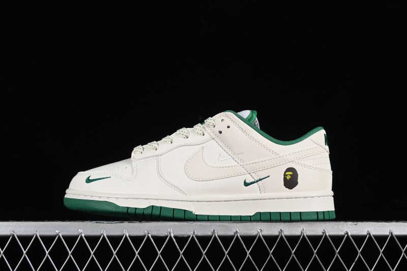 Nike SB Dunk Low BAPE Collaboration Anniversary Edition Customized Sneakers - XD6188-026