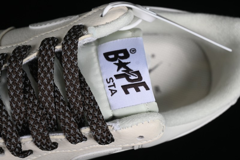 Nike Air Force 1 '07 Low BAPE Collaboration - Beige Black Star FG6688-100