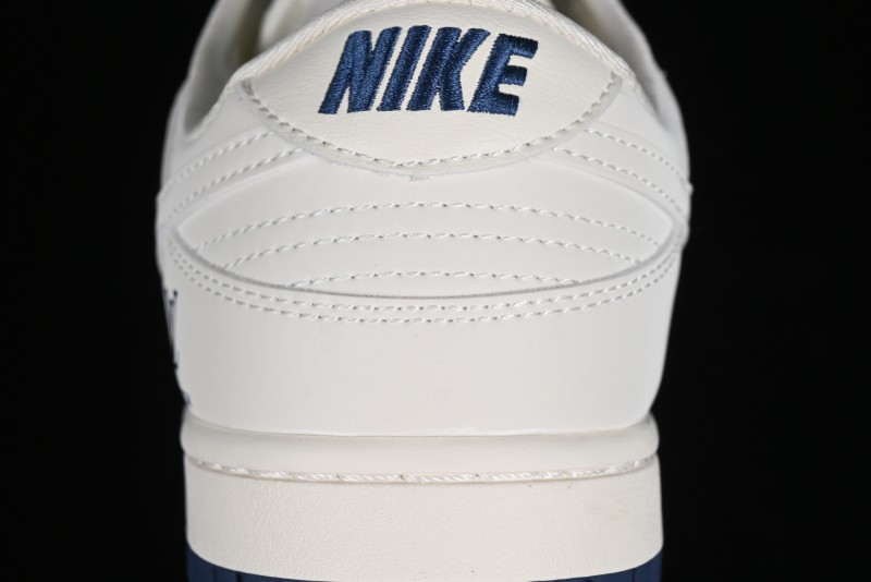Nike SB Dunk Low LV Collaboration - Double Swoosh Blue Sole Anniversary High-End Custom Low-Top Casual Skate Shoes - XX2025-320