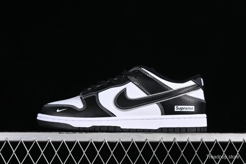 Nike Supreme x SB Dunk Low Panda Colorway Low-Top Casual Skate Shoes - RM2308-332
