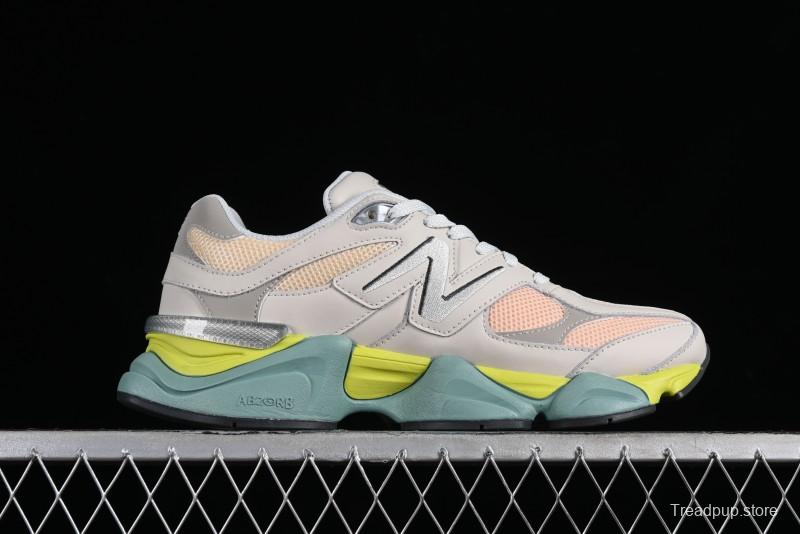 New Balance Joe Freshgoods x New Balance 9060 Retro Casual Running Sneakers with ABZORB Cushioning - U9060GCB