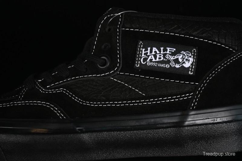 Vans Half Cab 33 DX Black Knight Anaheim Classic Retro Skate Shoes - VN0A5KX6BKA
