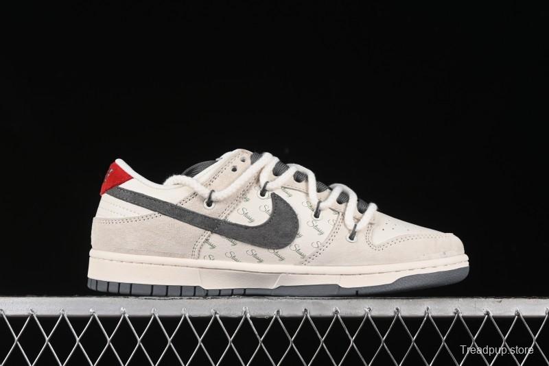 Nike SB Dunk Low Stussy Anniversary Edition Custom Low-Top Casual Sneakers - SJ2068-280