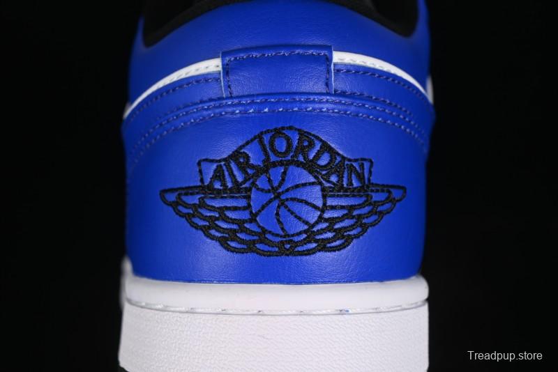 Nike Air Jordan 1 Low Retro Basketball Shoes White Blue - 553558-124