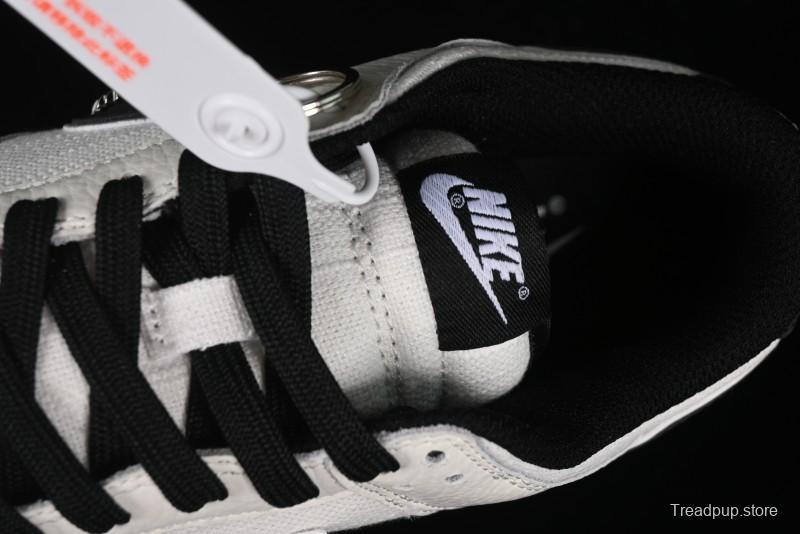 Nike SB Dunk Low Violent Bear Collaboration - Woven Black Swoosh Anniversary Custom Low-Top Casual Skate Shoes - KK1888-005