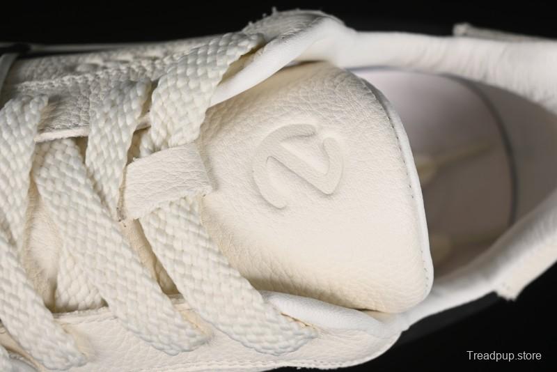 ECCO 2024 New Fashion Simple Versatile Genuine Leather White Sneakers - 61881301001