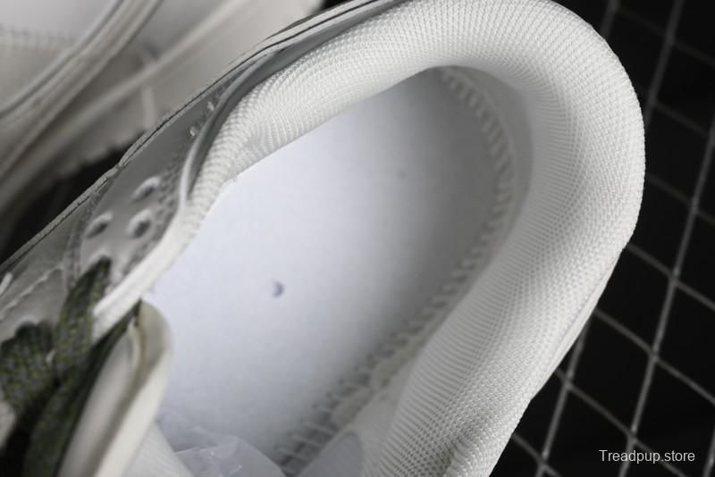 Nike SB Dunk Low Supreme Collaboration - Off-White Green Check Anniversary Customized Low-Top Casual Skate Shoes - DQ1098-391