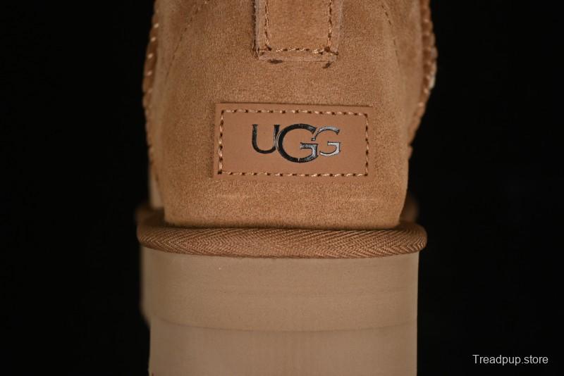 UGG Classic Ultra Mini Platform 3CM Wool Short Boots with TREADLITE Outsole - 1135092