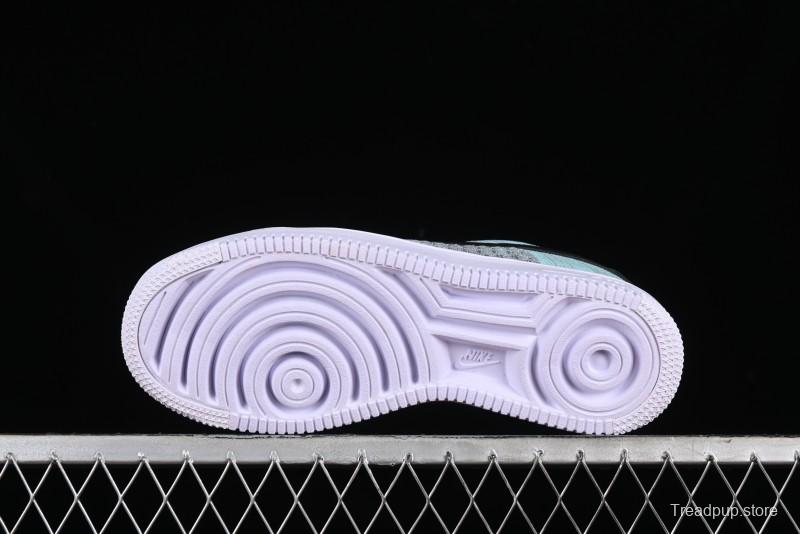 Nike Air Force 1 '07 Low 2.0 Moon Black Flywire Casual Sneakers - CI0051-600