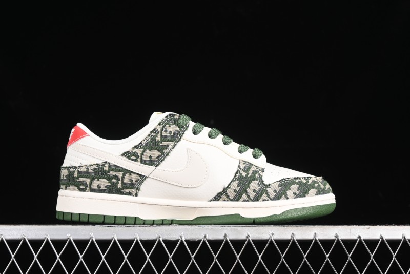 Nike SB Dunk Low Dior Collaboration - Navy Blue Pattern Anniversary High-End Custom Low-Top Casual Skate Shoes - XY1688-005