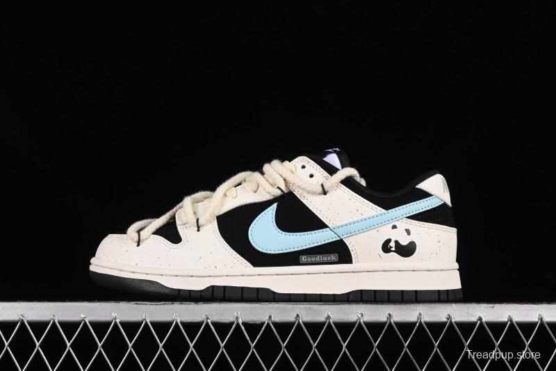 Nike Dunk Low SB Retro Vintage Panda Blueberry Casual Sneakers - DD1391-100