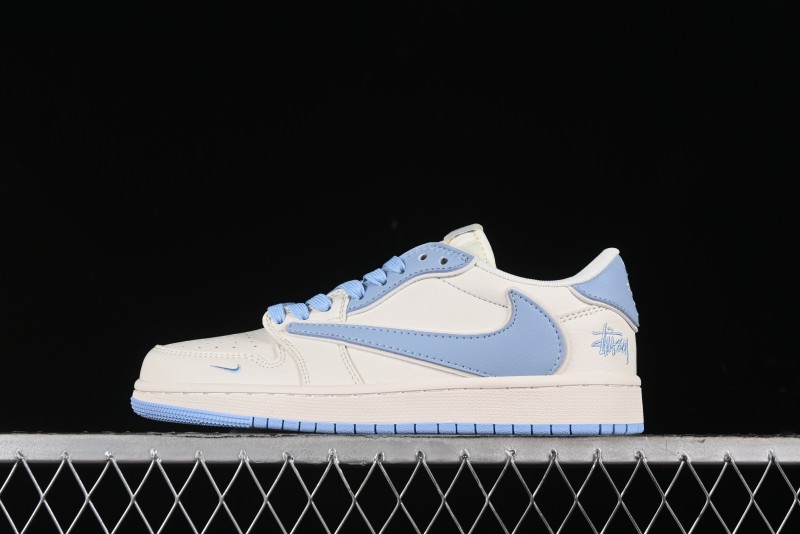 Nike Travis Scott x Fragment Design x Air Jordan 1 Low OG SP AJ1 Retro Sneakers - DM6688-609