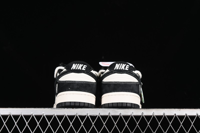 Nike SB Dunk Low BAPE Collaboration Strap Black Hook Anniversary Custom Low-Top Casual Sneakers - SJ2068-269