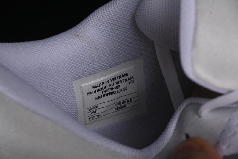 Nike Hyperquick SE Basketball Shoes with Cushioning and Breathability - FN4678-102
