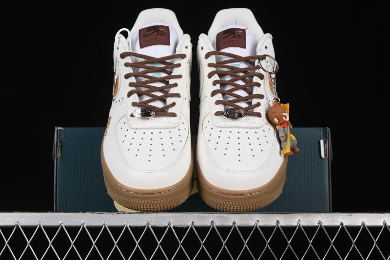 Nike Air Force 1 '07 Low "Open Cirrus" Black Myth Wukong Theme Casual Sneakers - FV3700-211