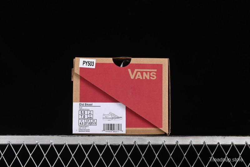 Vans Old Skool Checkerboard Bear Comfortable Slip-Resistant Cushioned Casual Vulcanized Sneakers - VN000D3CG03