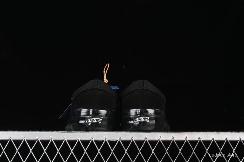 Vans Old Skool Premium Black Suede Retro Skate Shoes - VN000CXTBKA