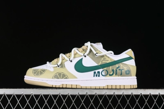 Nike Dunk Low SB Lemon Mojito Casual Skate Shoes - DV0833-100