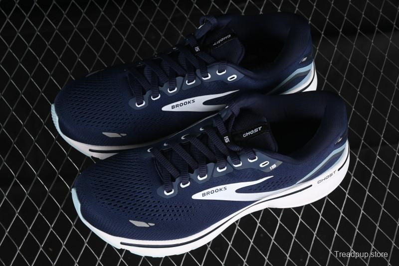 Brooks Ghost 15 Running Shoes with DNA LOFT V2 Cushioning and Breathable Air Mesh - 1203802A450