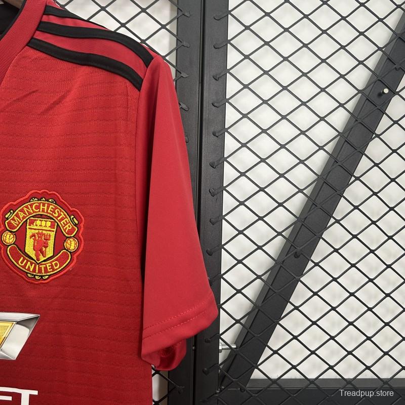 18/19 Retro Manchester United Home Jersey