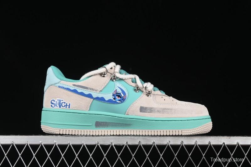 Nike Air Force 1 '07 Low x Stitch Casual Lace-Up Sneakers - DZ1328-222